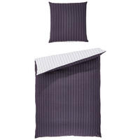 WENDEBETTWÄSCHE TANGO Seersucker 135/200 cm  - Titanfarben, KONVENTIONELL, Textil (135/200cm) - Janine