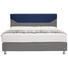 BOXSPRINGBETT 140/200 cm in Blau, Grau - Blau/Alufarben, KONVENTIONELL, Kunststoff/Textil (140/200cm) - Bentley BOXSPRINGBETT 140/200 cm in Blau, Grau - Blau/Alufarben, KONVENTIONELL, Kunststoff/Textil (140/200cm) - Bentley