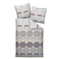 BETTWÄSCHE Makosatin 135/200 cm  - Sandfarben/Beige, Design, Textil (135/200cm) - Janine