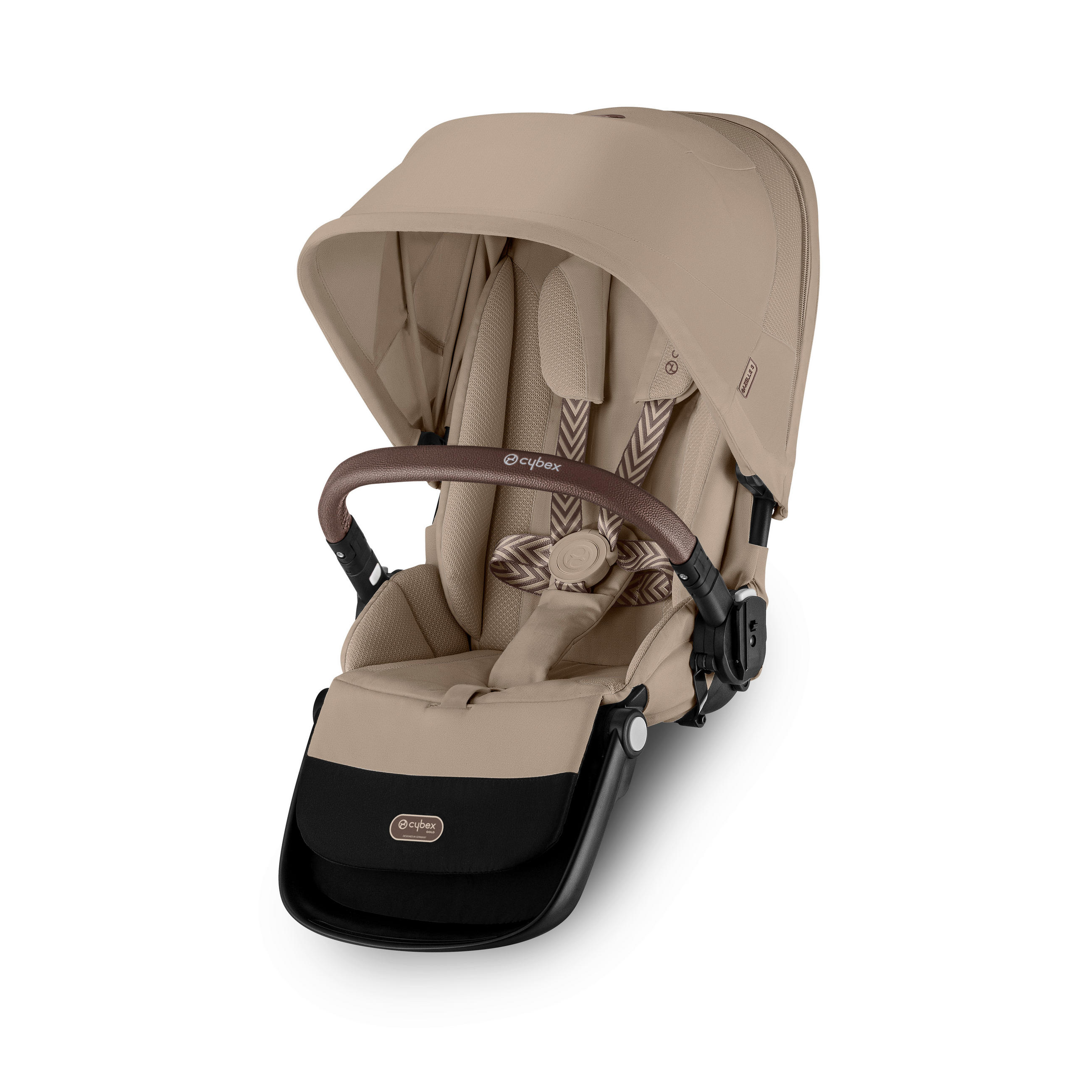 SPORTWAGENAUFSATZ  Gazelle S  Almond Beige  - Beige, Basics, Textil (43/21/54cm) - cybex GOLD