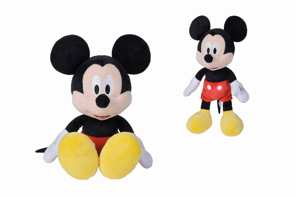 PLÜSCHTIER Mickey & Minnie  - Multicolor, Basics, Textil (13/17/25cm) - Disney