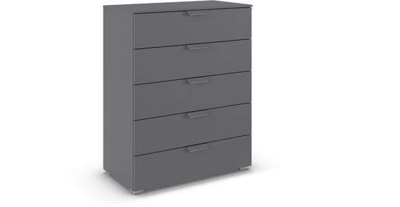 KOMMODE  in 80/100/43 cm  - Chromfarben/Dunkelgrau, Design, Holzwerkstoff/Metall (80/100/43cm) - Carryhome
