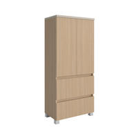 MIDISCHRANK 60/131/35 cm  - Sandfarben/Eichefarben, KONVENTIONELL, Holzwerkstoff/Kunststoff (60/131/35cm) - Xora
