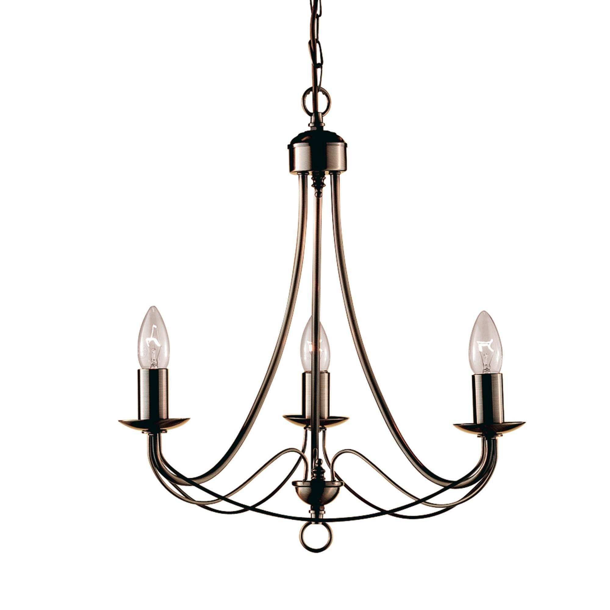KRONLEUCHTER Maypole 46/100 cm   - Messingfarben, KONVENTIONELL, Metall (46/100cm)