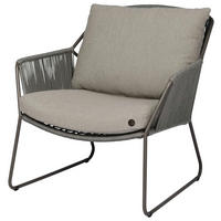 LOUNGESESSEL  - Taupe/Schlammfarben, Basics, Textil/Metall (79/84,7/82cm) - Joop!