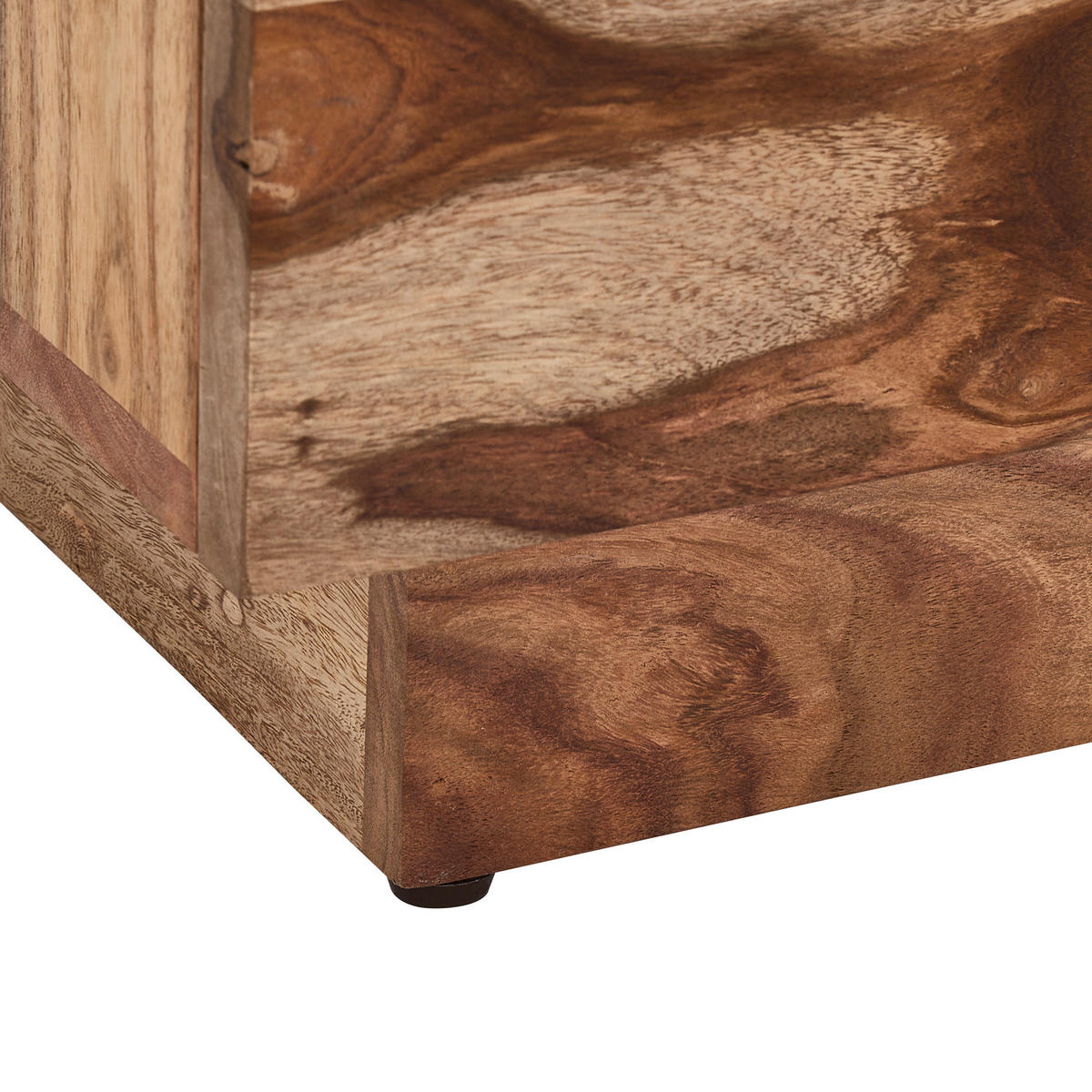 KOMODA, naravne barve  - siva/naravne barve, Design, kamen/les (190/85/42cm) - Livetastic