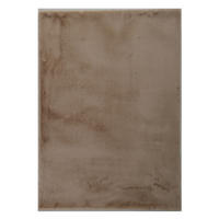FELLTEPPICH 80/150 cm Olympos Braun  - Braun, KONVENTIONELL, Kunststoff/Textil (80/150cm) - Novel