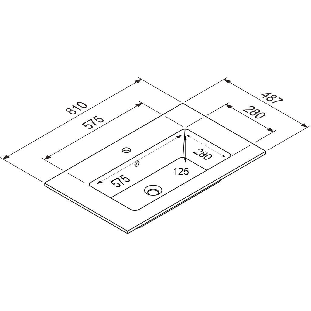 Thumbnail - Nobilia Badezimmer, Schwarz, Weiß, Metall, 5-teilig, 5 Fächer, 3,2 Schubladen, F, 141 cm, Goldenes M, Made in Germany, G...