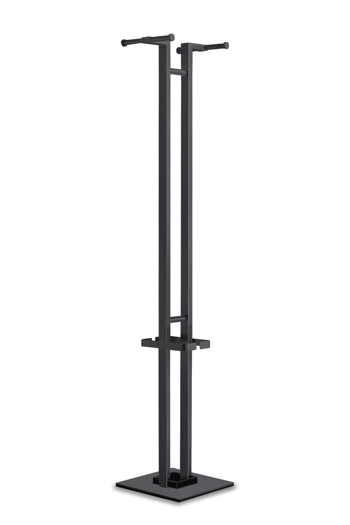 GARDEROBENSTÄNDER in Schwarz 32/165/32 cm   - Schwarz, MODERN, Metall (32/165/32cm) - Zack