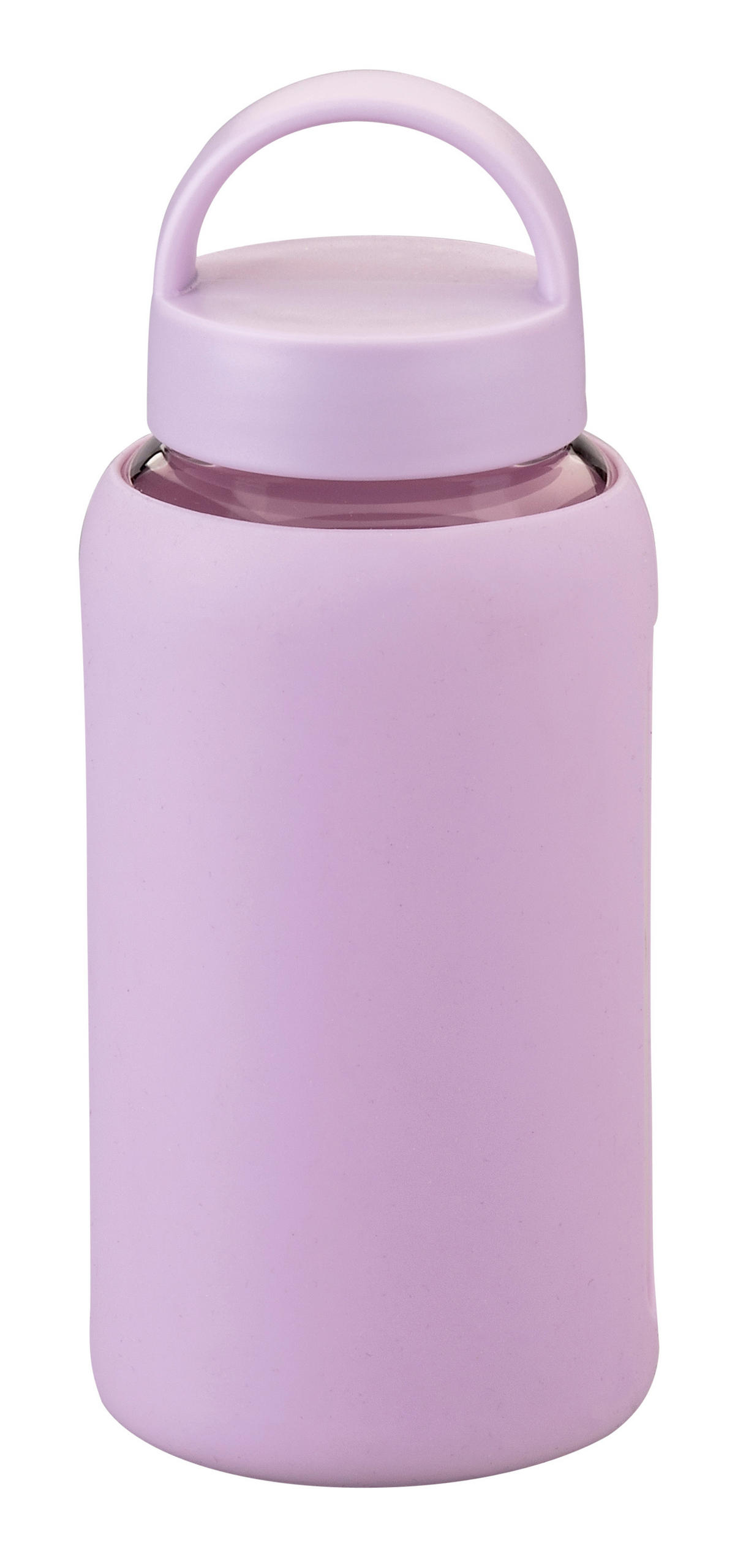 TRINKFLASCHE 0,600 l Pamela Reif  - Lila, Trend, Glas/Kunststoff (600ml) - Fackelmann