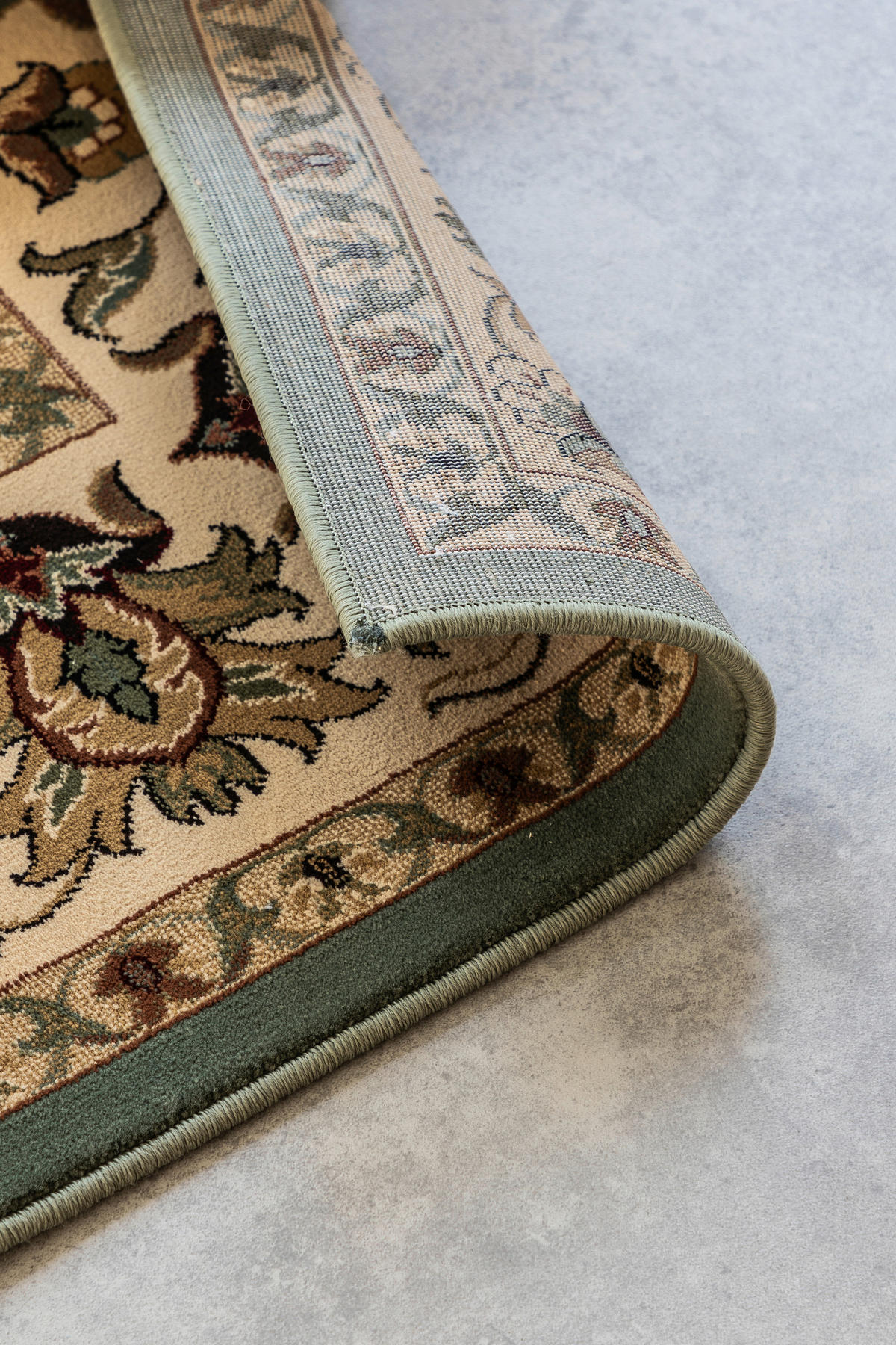 VINTAGE-TEPPICH 120/170 cm Herat Mintgrün, Creme  - Creme/Mintgrün, Basics, Kunststoff/Textil (120/170cm) - Hanse Home