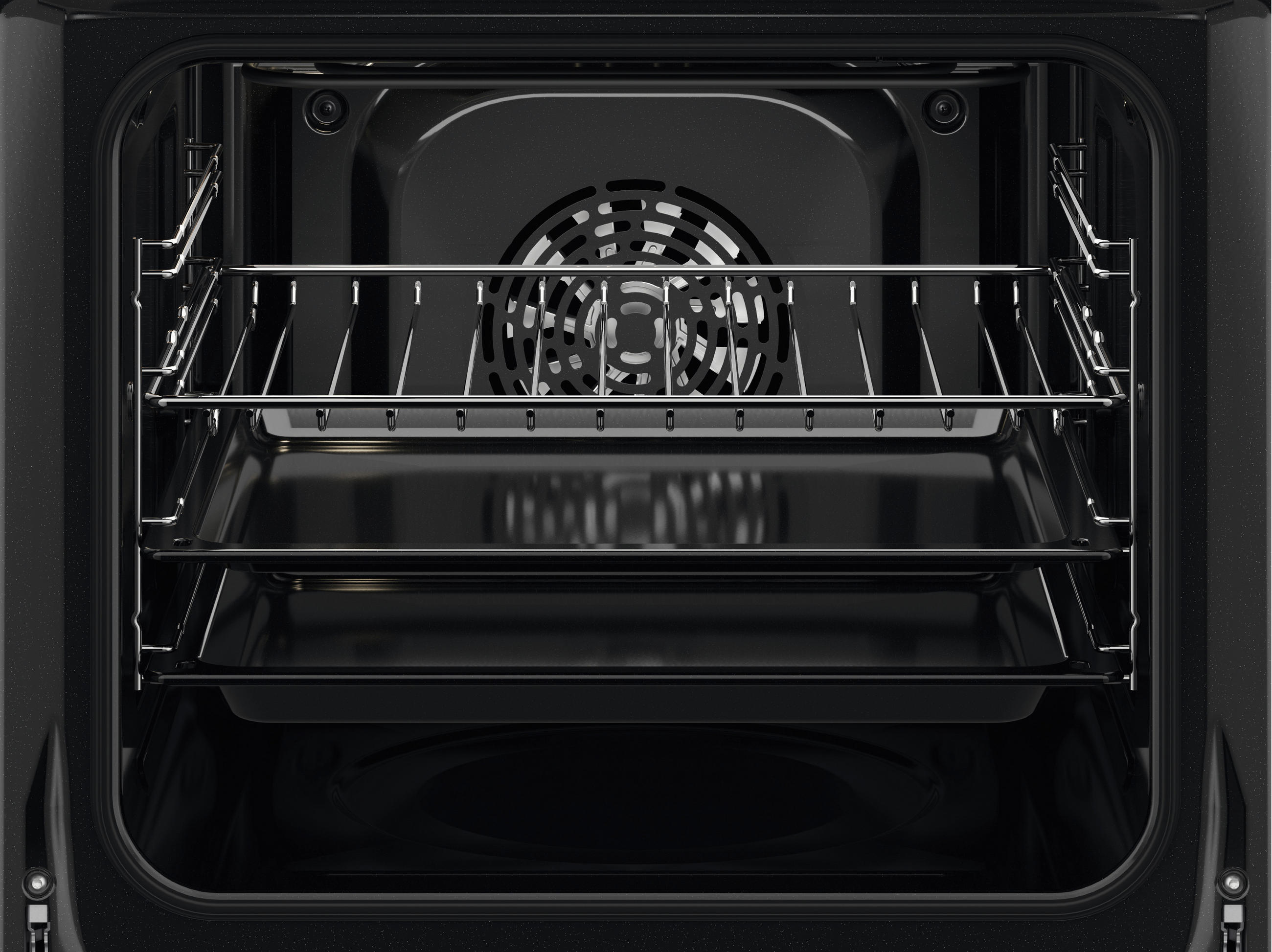 EINBAUBACKOFEN EOK4B0K1  - Schwarz, Basics, Glas (59,5/59,4/54,8cm) - Electrolux