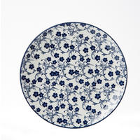 Farfurie Pentru Desert 21,5 cm  - albastru/alb, Basics, ceramică (21,5cm) - Ritzenhoff Breker