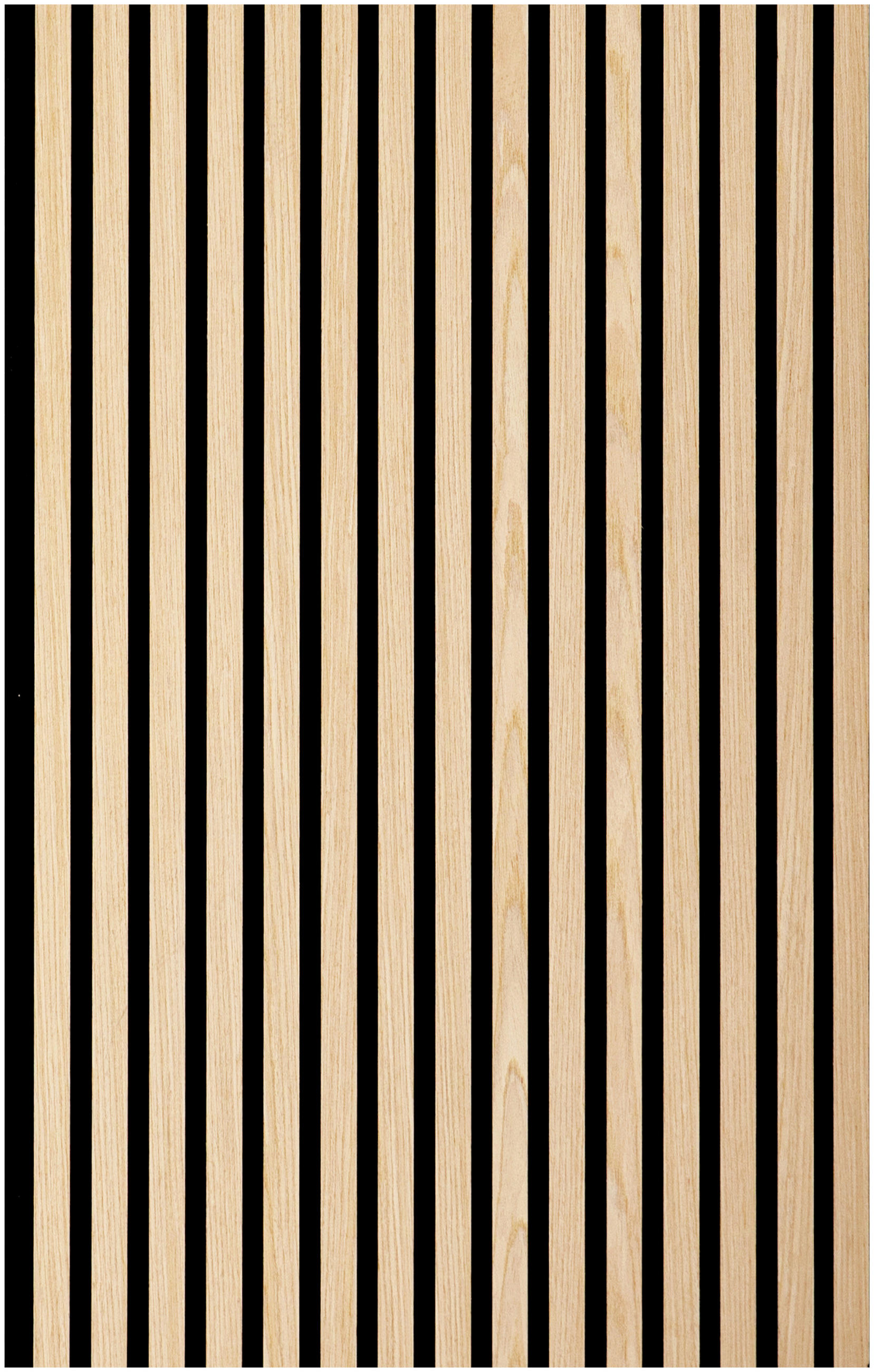 AKUSZTIKUS PANEL - Bianco tölgy/tölgyfa színű, Konventionell, műanyag/faalapú anyag (56/120cm) - Novel