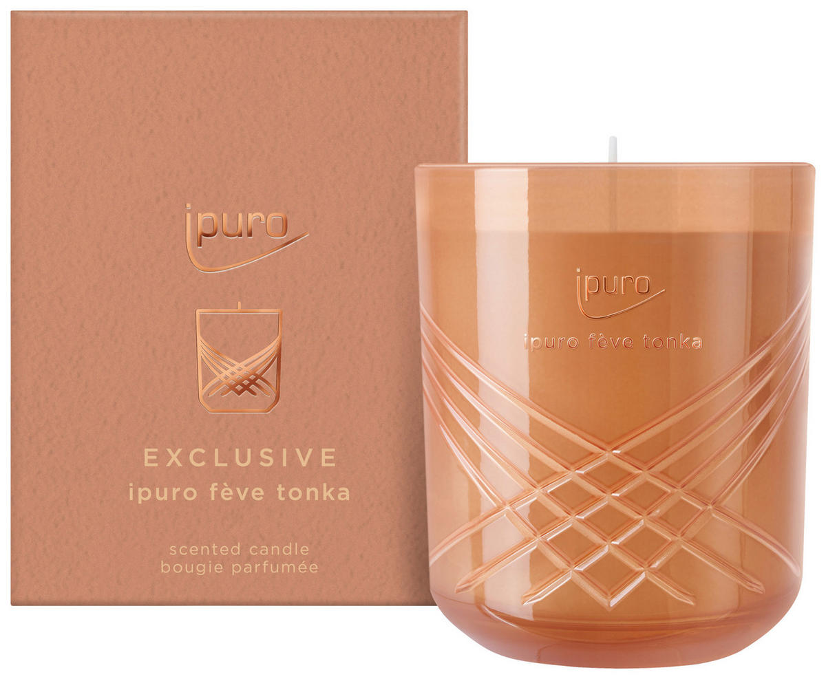 KERZE IM GLAS - Orange, Basics, Glas (9/9/11,5cm) - Ipuro