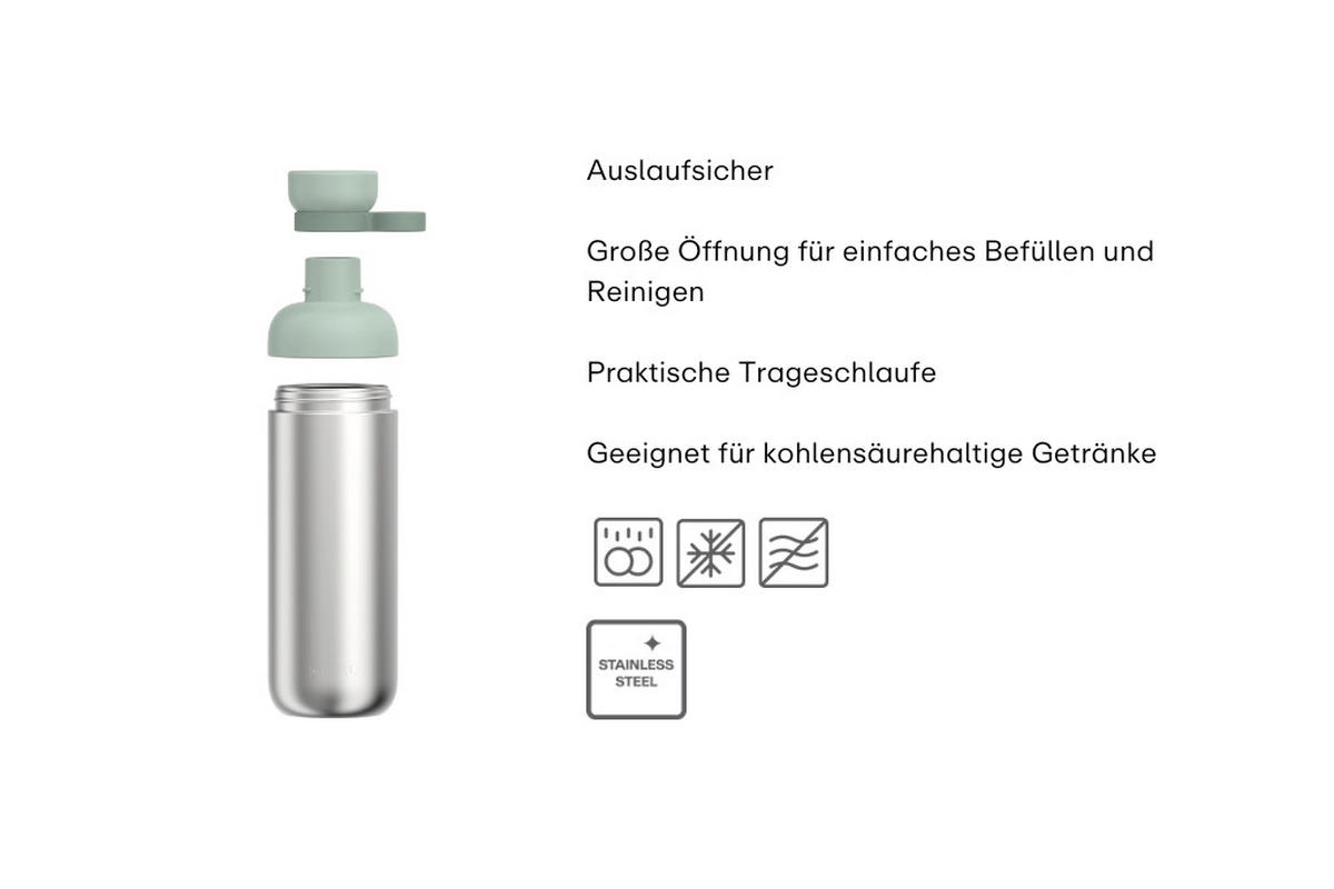 TRINKFLASCHE  - KONVENTIONELL (7,5/24,2/9cm) - Mepal