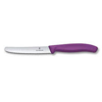 TOMATENMESSER Swiss Classic  - Violett/Silberfarben, Basics, Kunststoff/Metall (22/2.4/1.2cm) - Victorinox