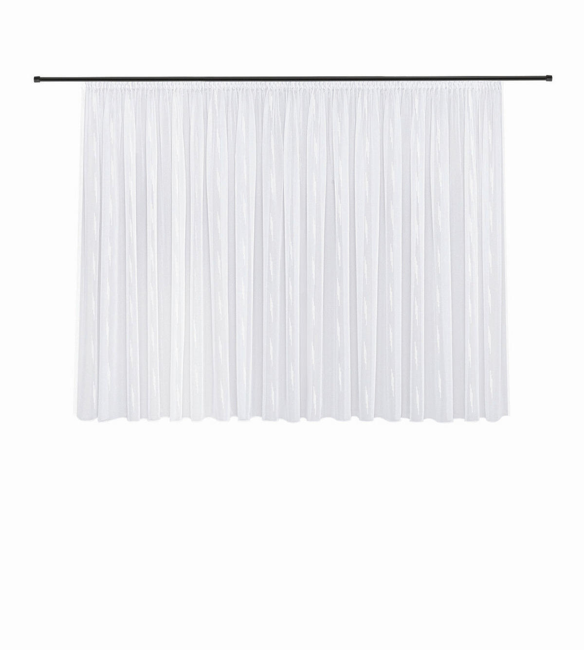 FERTIGSTORE  transparent  450/175 cm   - Beige, Basics, Textil (450/175cm)