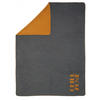 WOHNDECKE 150/200 cm  - Anthrazit/Orange, KONVENTIONELL, Textil (150/200cm) - David Fussenegger