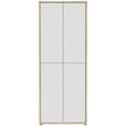 SCHUHSCHRANK 74,5/191,9/34,9 cm  - Hellgrau/Eiche Artisan, MODERN, Holzwerkstoff/Kunststoff (74,5/191,9/34,9cm) - Xora