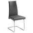 SCHWINGSTUHL Echtleder Chromfarben, Schwarz - Chromfarben/Schwarz, Design, Leder/Metall (47/98/54cm) SCHWINGSTUHL Echtleder Chromfarben, Schwarz - Chromfarben/Schwarz, Design, Leder/Metall (47/98/54cm)