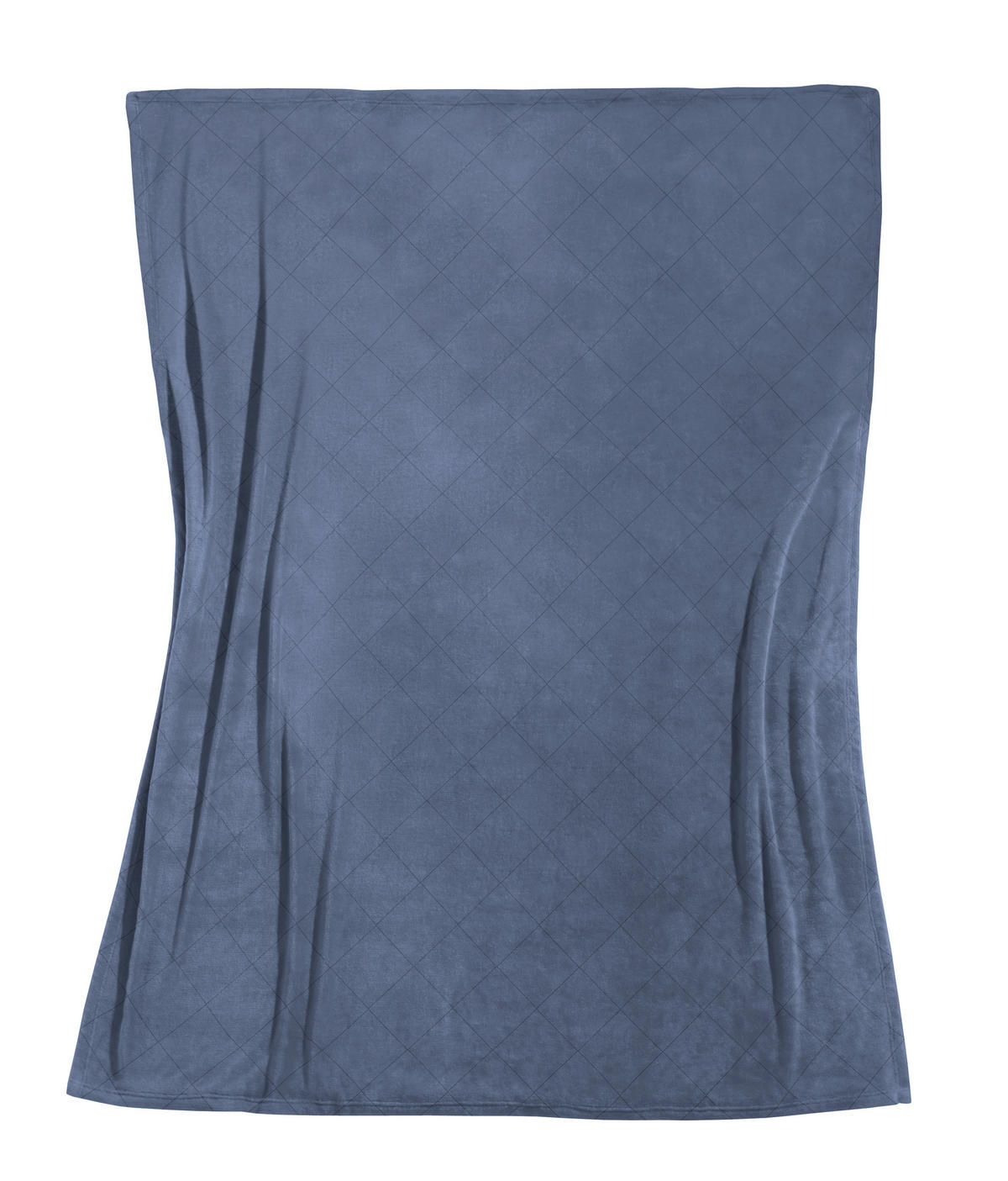 PLAID Plaids 150/200 cm  - Dunkelblau, Basics, Textil (150/200cm) - Fleuresse