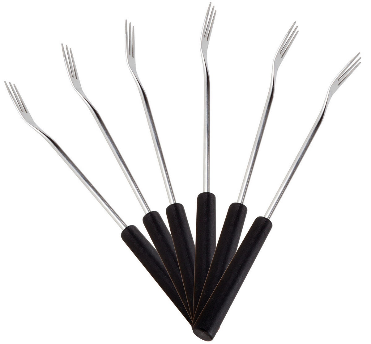 FONDUESET  - Edelstahlfarben/Schwarz, Basics, Metall (27/24.3/17.6cm) - Trisa Electronics