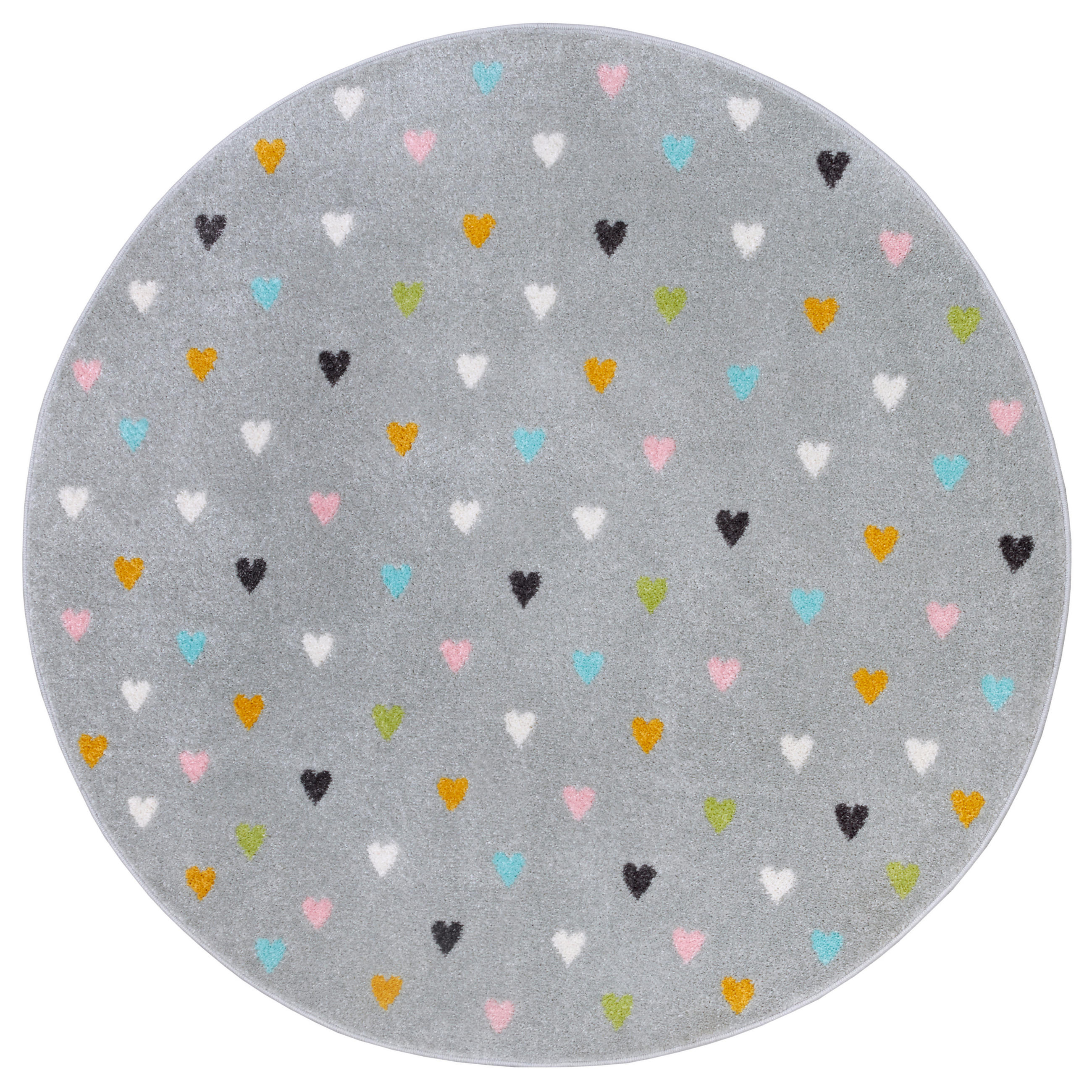 KINDERTEPPICH 100 cm Adventures  - Hellgrau, Design, Kunststoff (100cm)