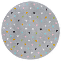 KINDERTEPPICH 140 cm Adventures  - Hellgrau, Design, Kunststoff (140cm)