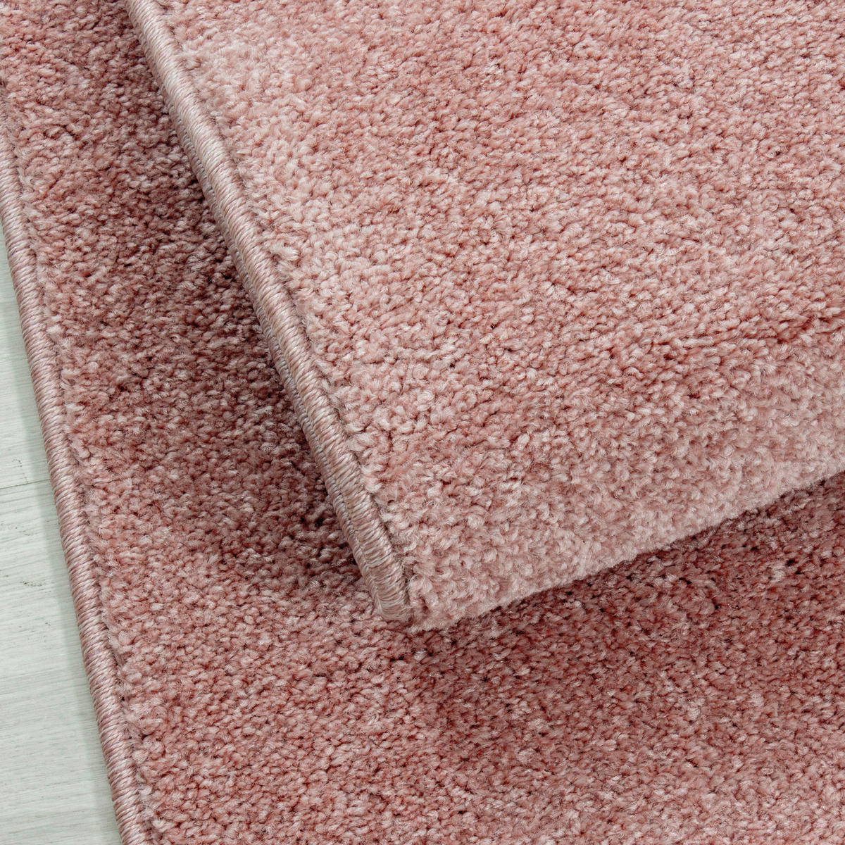 HOCHFLORTEPPICH 140/200 cm Ata 7000 Rose Rosa  - Rosa, KONVENTIONELL, Textil (140/200cm)
