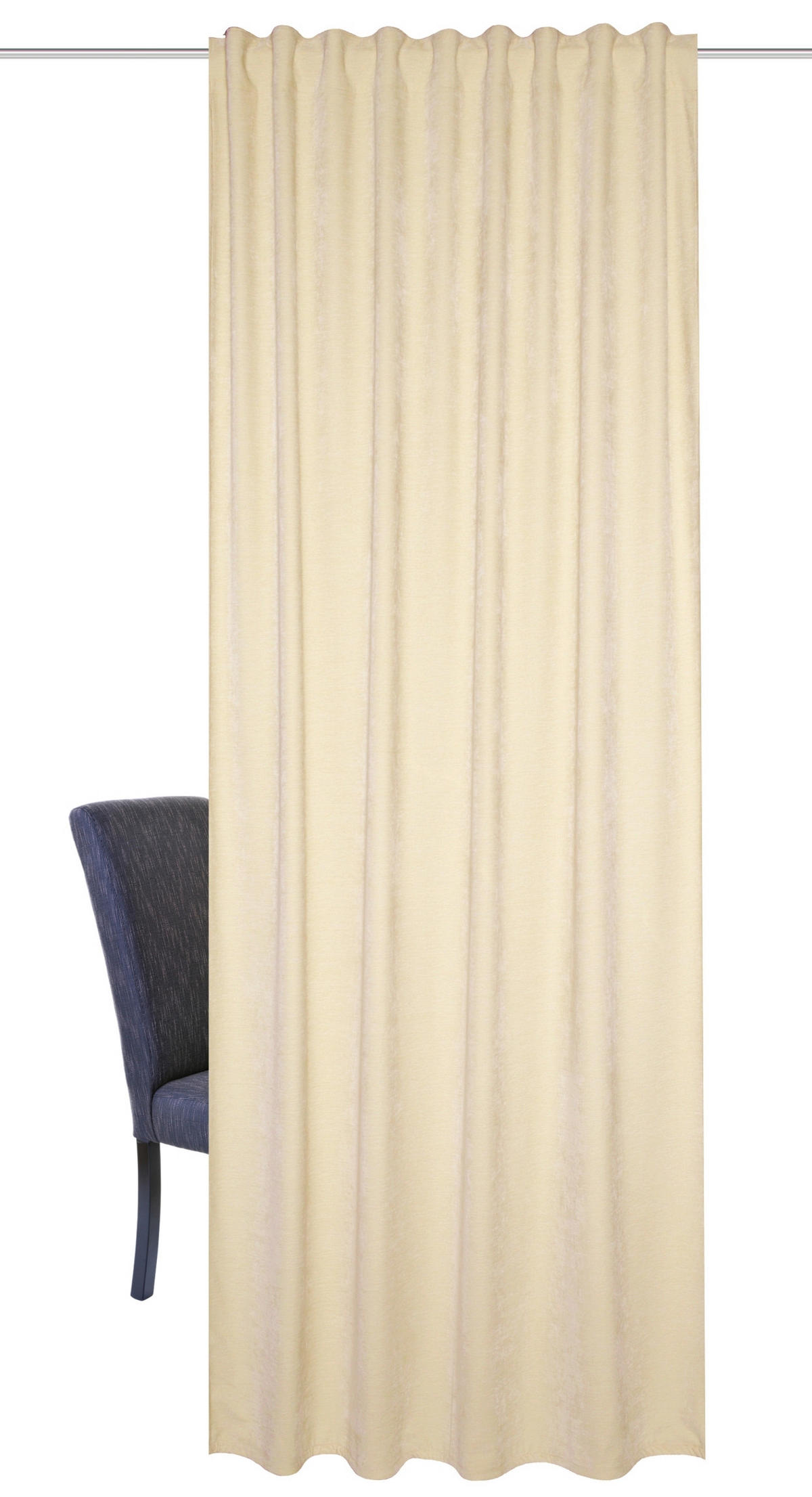 HOTOVÝ ZÁVĚS, neprůsvitné, 135/245 cm - krémová, Basics, textil (135/245cm) - Schmidt W. Gmbh