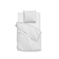 BETTWÄSCHE 2-teilig Linea-di-Satinado Makosatin  - Weiß, Basics, Textil (155/220cm)