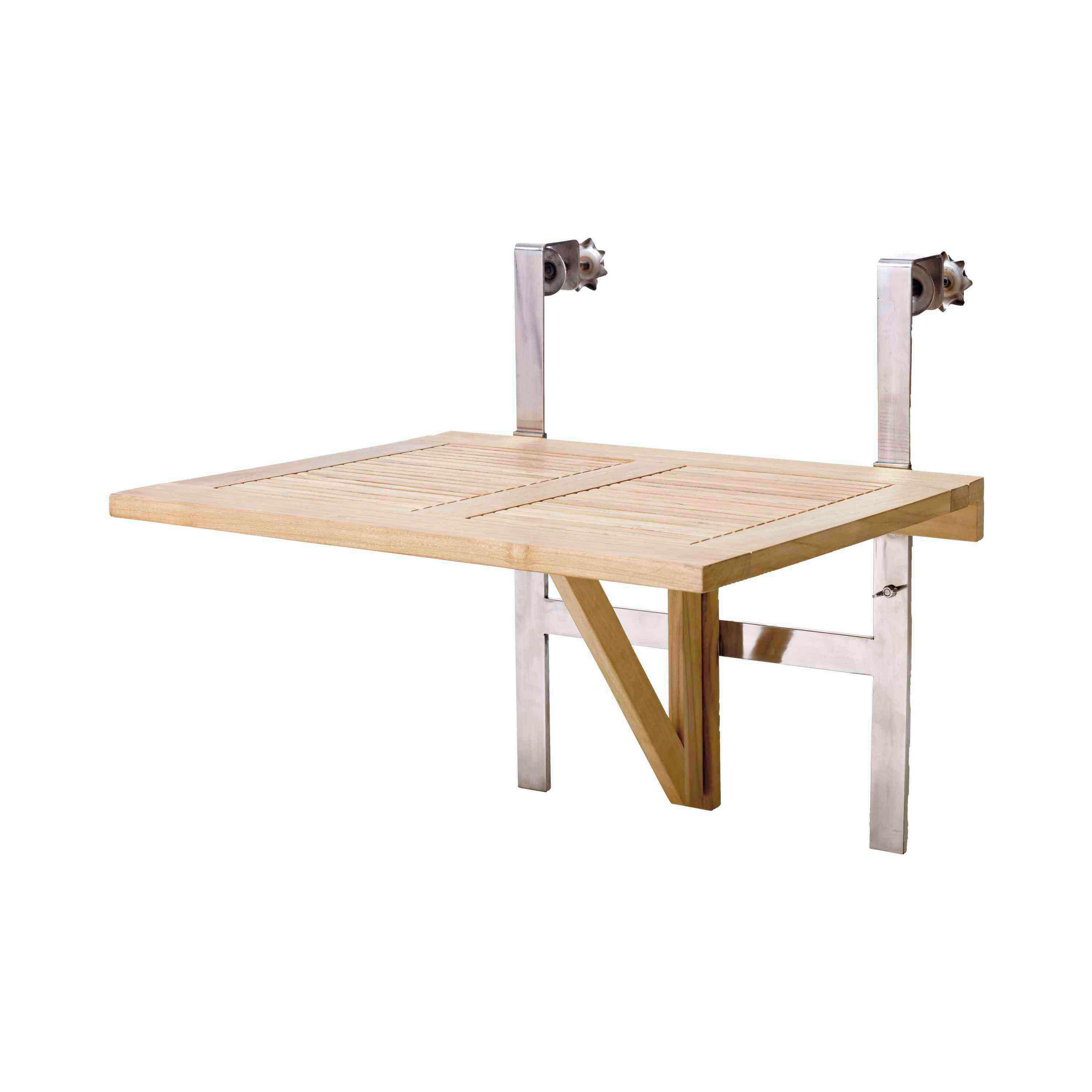 BALKONHÄNGETISCH Holz Naturfarben  - Naturfarben, Natur, Holz (60/54/70cm) - Gardenson