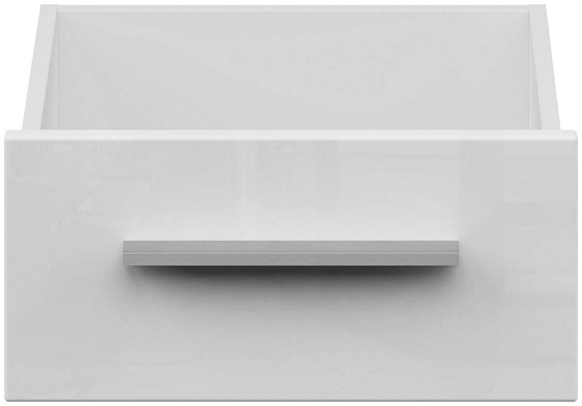 SCHUBKASTENEINSATZ 36,4/16,9/36,6 cm   - Weiss Hochglanz/Weiss, Konventionell, Holzwerkstoff (36,4/16,9/36,6cm) - Voleo