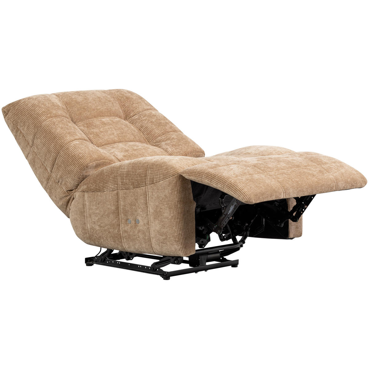 RELAXSESSEL Hein gerippt    - Hellbraun, Design, Textil (98/94/83cm) - Livetastic