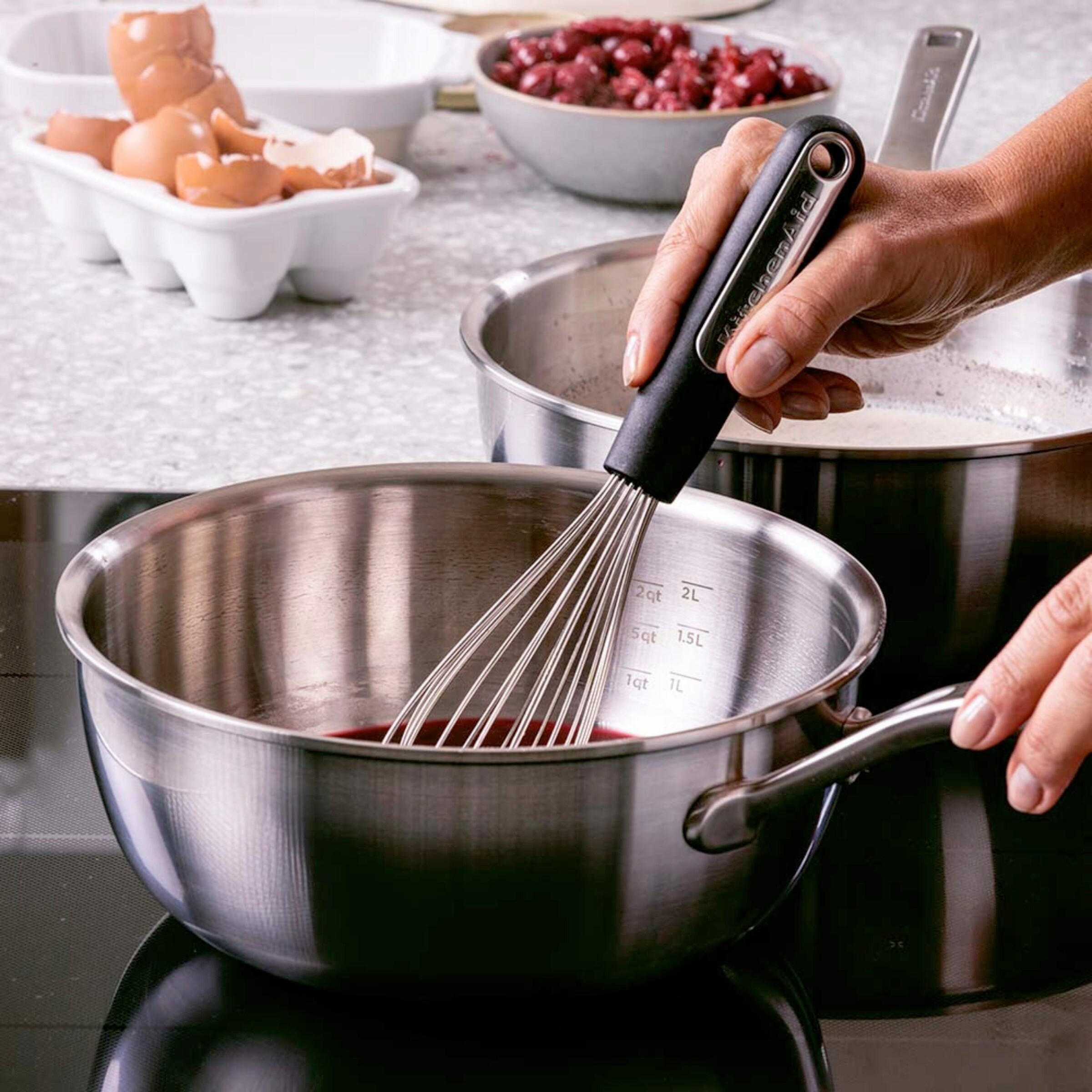 KASSEROLLE Multi-Ply Stainless Steel 3.7 L  - Edelstahlfarben, Basics, Metall (24cm) - Kitchenaid