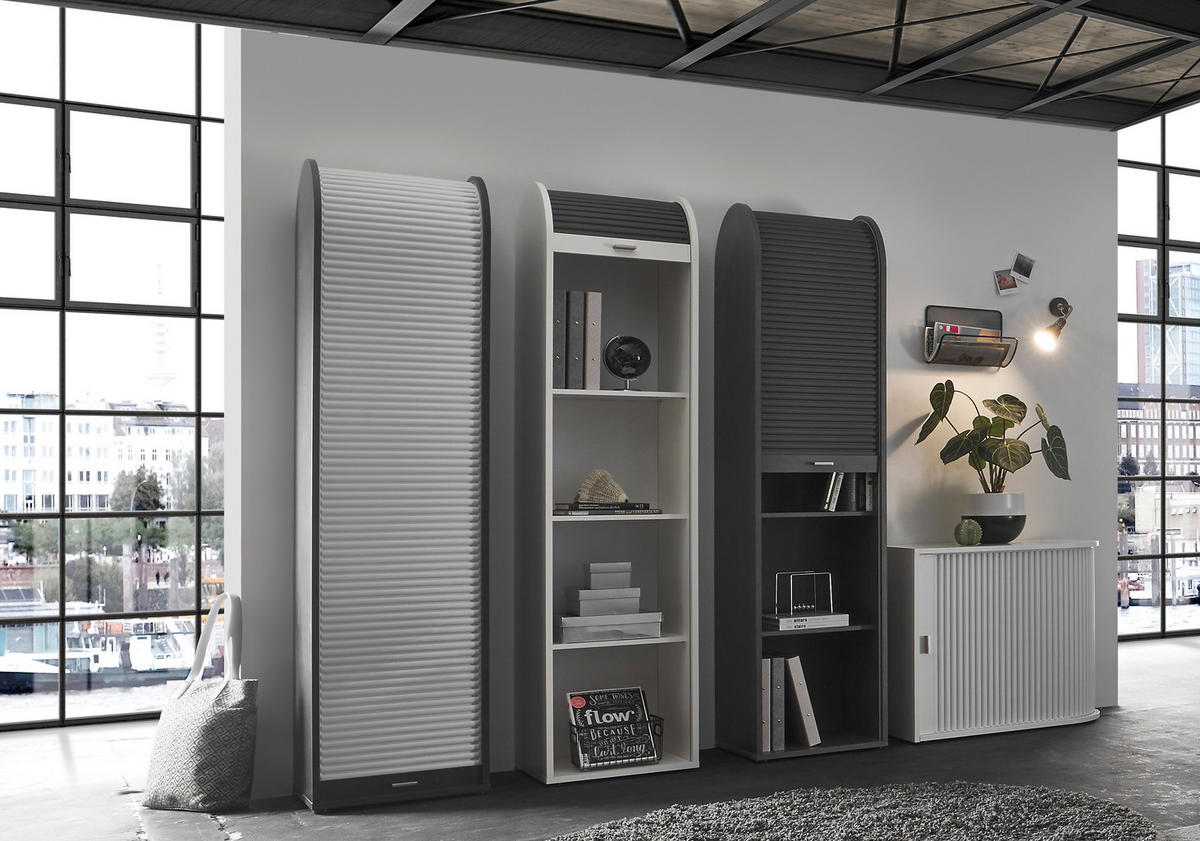 AKTENSCHRANK Weiß  - Weiß, MODERN, Holzwerkstoff/Kunststoff (69/85/44cm) - Livetastic