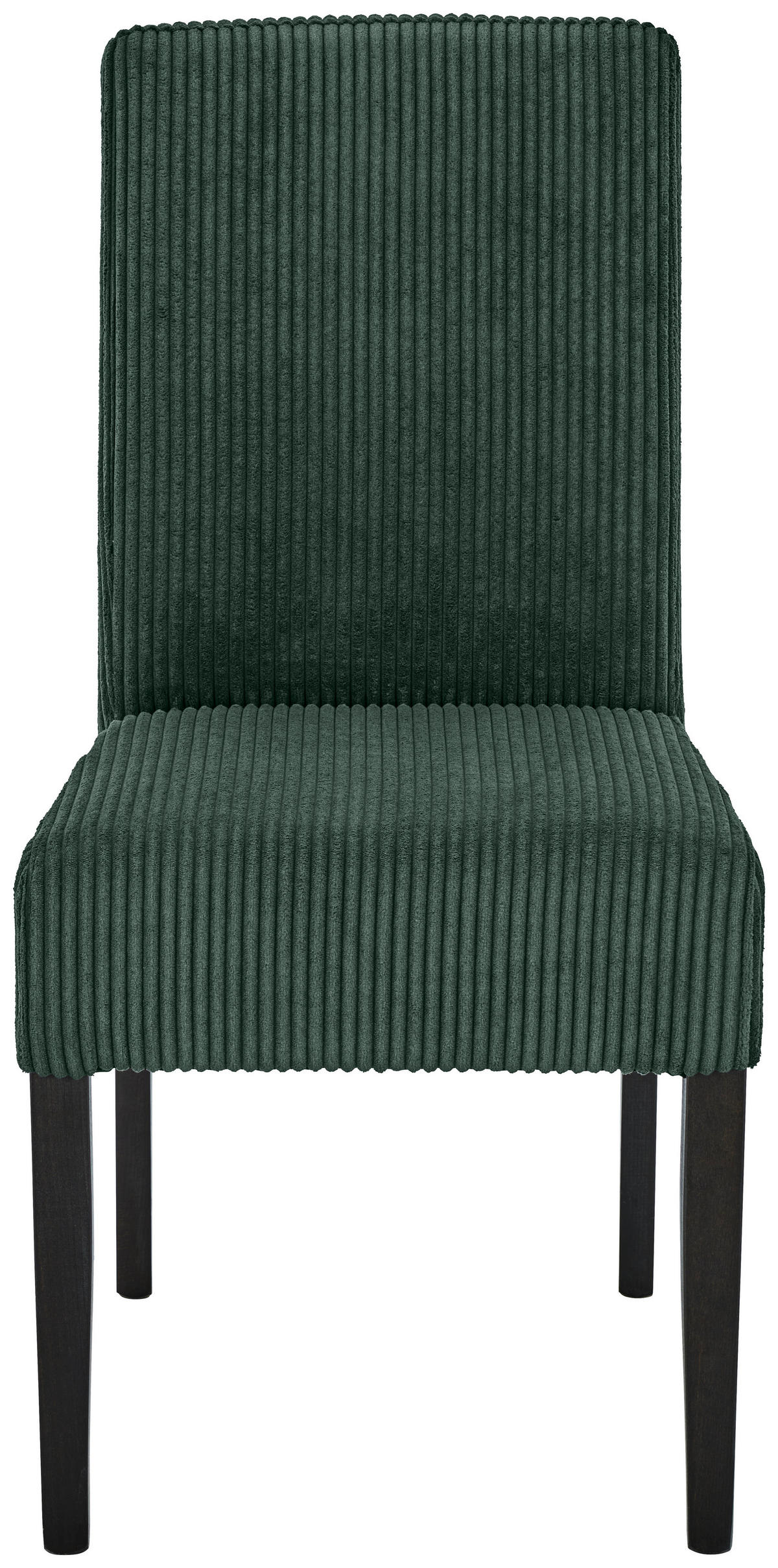 STUHL Webstoff Dunkelgrün Buche massiv  - Wengefarben/Dunkelgrün, MODERN, Holz/Textil (48/95/62cm)