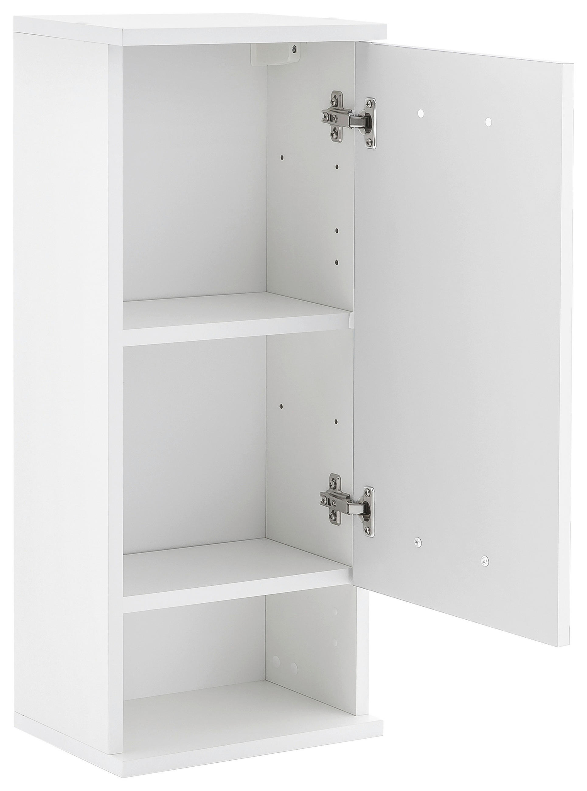 HÄNGESCHRANK 30,3/70,8/20,5 cm  - Weiss/Edelstahlfarben, Konventionell, Holzwerkstoff/Metall (30,3/70,8/20,5cm) - Stylife