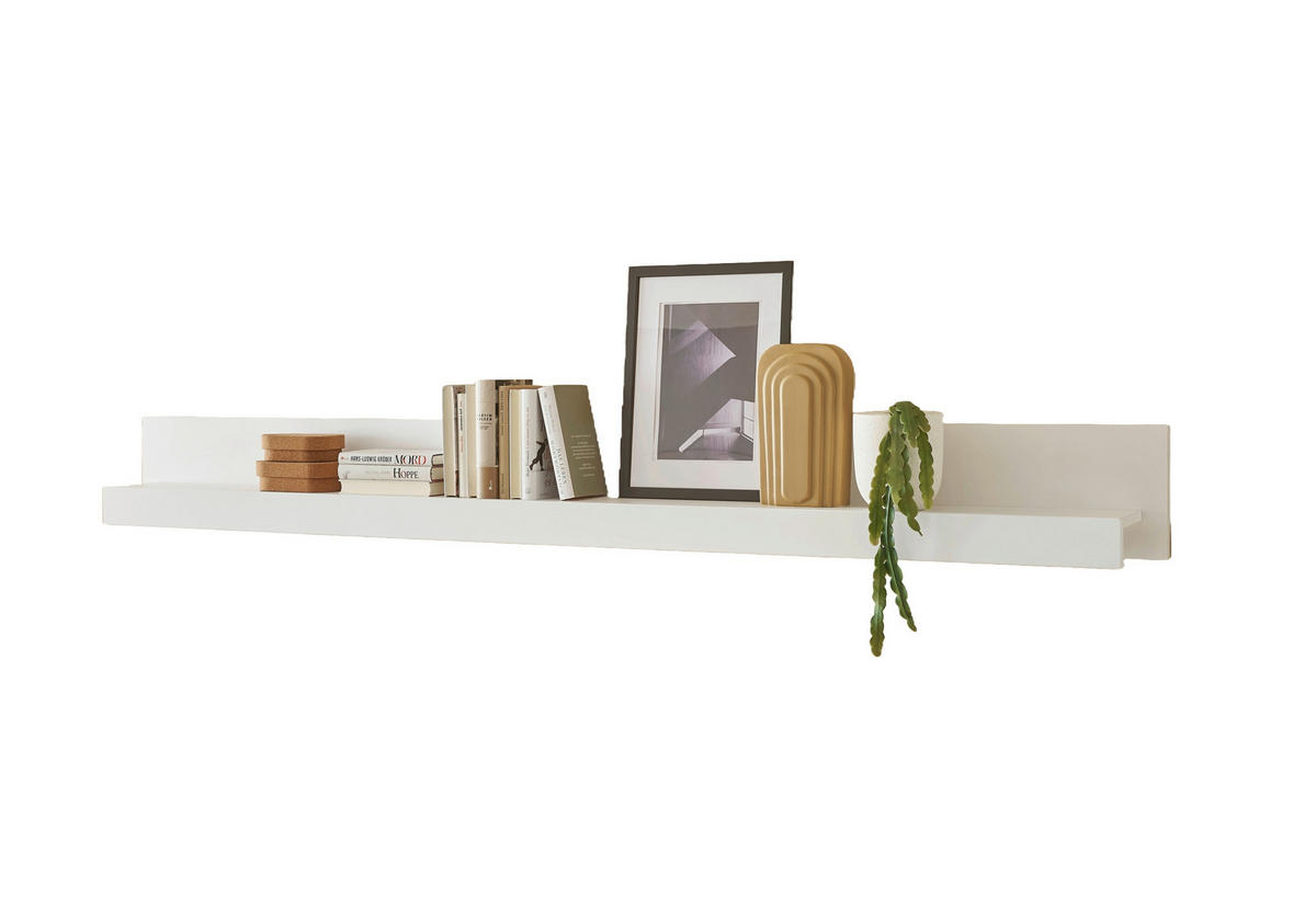 WANDBOARD in 217/22/18 cm Weiß  - Weiß, Design, Holzwerkstoff (217/22/18cm) - MID.YOU