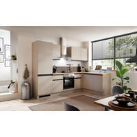 ECKKÜCHE 280/175 cm  in Seidengrau  - Eichefarben/Seidengrau, Trend, Holzwerkstoff/Metall (280/175cm) - P & B