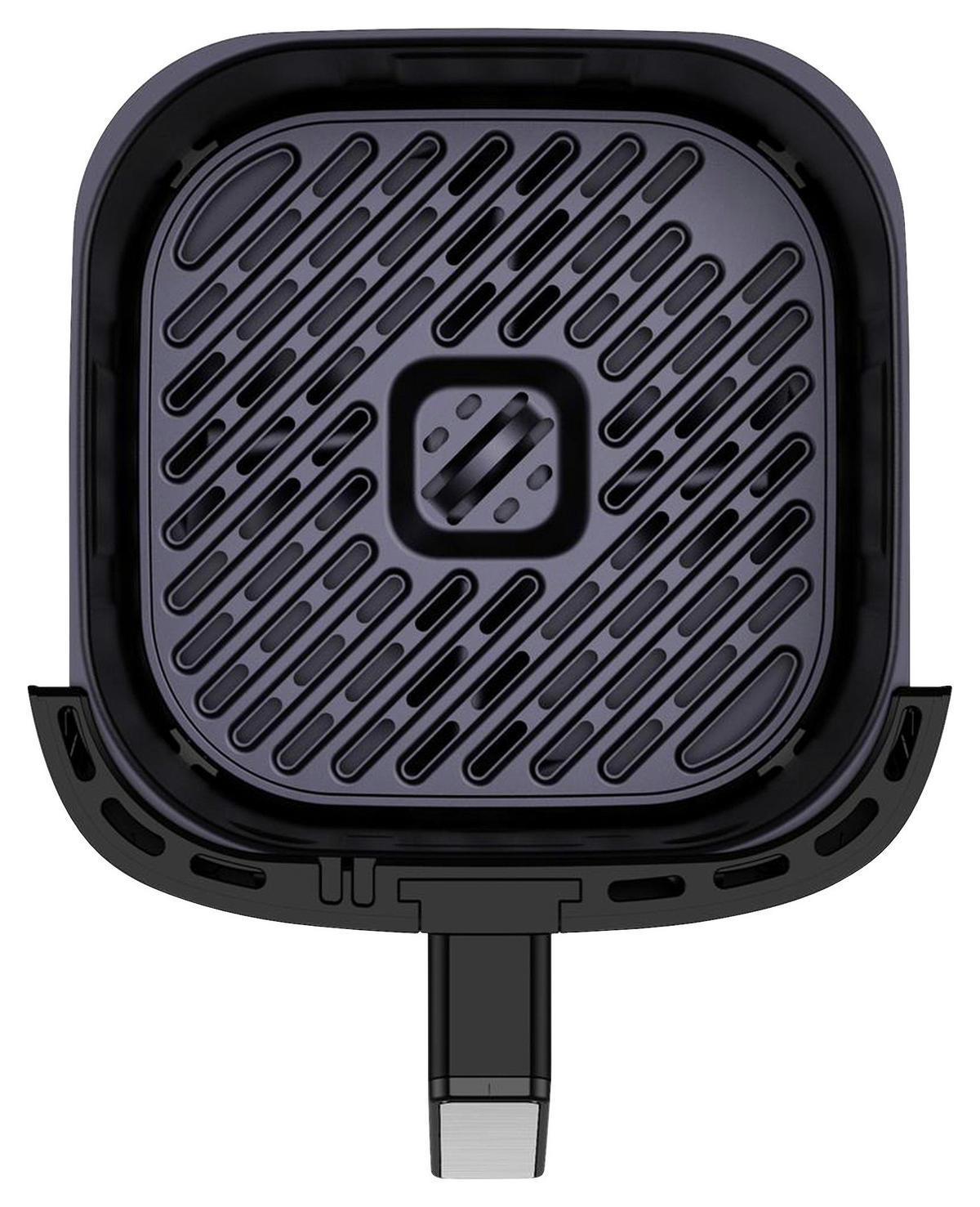 HEIßLUFTFRITTEUSE Airfryer MF-CN65E2 6.3 l  - Silberfarben/Schwarz, Basics, Kunststoff (38,7/30,0/27,1cm) - Midea