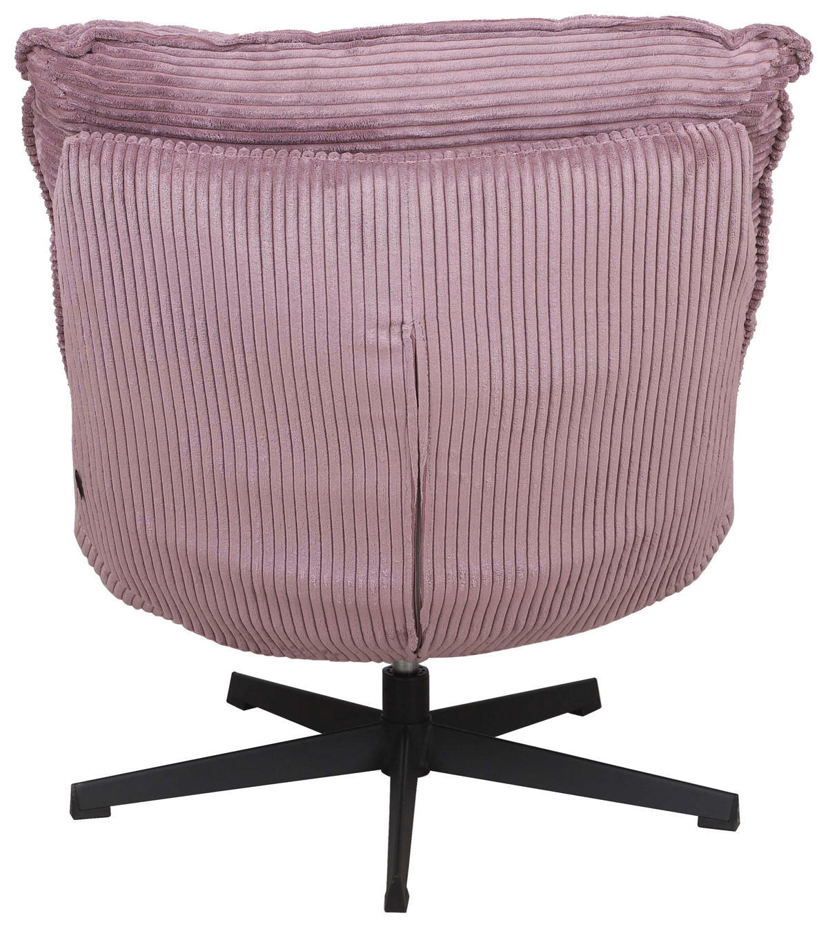 RELAXSESSEL Cord    - Flieder/Schwarz, Design, Textil/Metall (75/88/90cm) - Carryhome