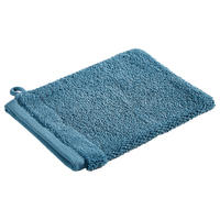 WASCHLAPPEN BONITA Petrol 4-teilig  - Petrol, Natur, Textil (16/21cm) - Bio:Vio