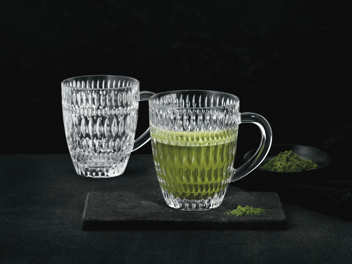 BECHERSET ETHNO MATCHA 4-teilig  - Klar, Basics, Glas (392ml) - Nachtmann