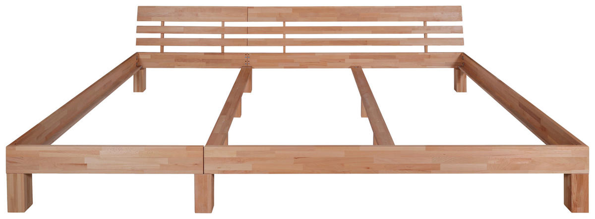 FAMILIENBETT - Buchefarben, Modern, Holz (270/200cm) - P & B