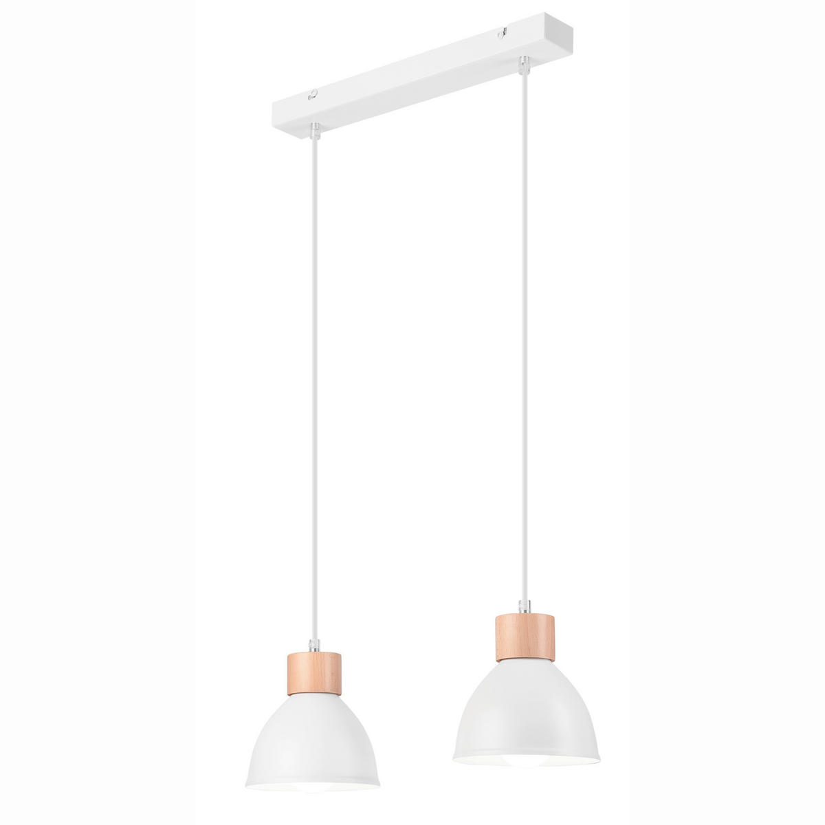 HÄNGELEUCHTE Nico 48/8/82 cm   - Weiß Hochglanz, Basics, Metall (48/8/82cm)