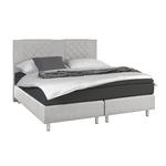 BOXSPRINGBETT 180/200 cm  in Anthrazit, Grau  - Anthrazit/Alufarben, Design, Holz (180/200cm) - Carryhome