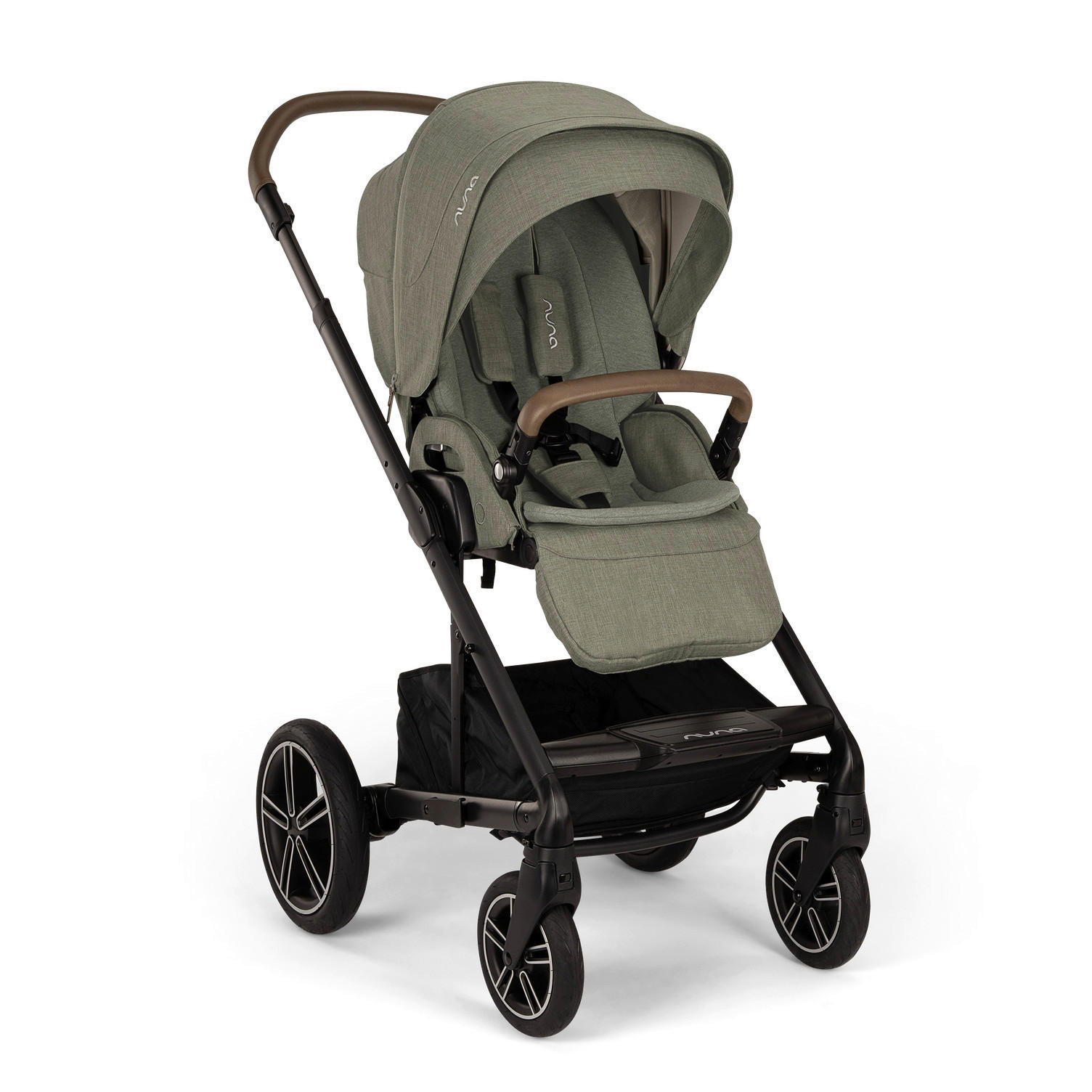 KOMBIKINDERWAGEN  Mixx Next  Pine  - Schwarz/Grün, Basics, Textil/Metall (60/110/82cm) - Nuna