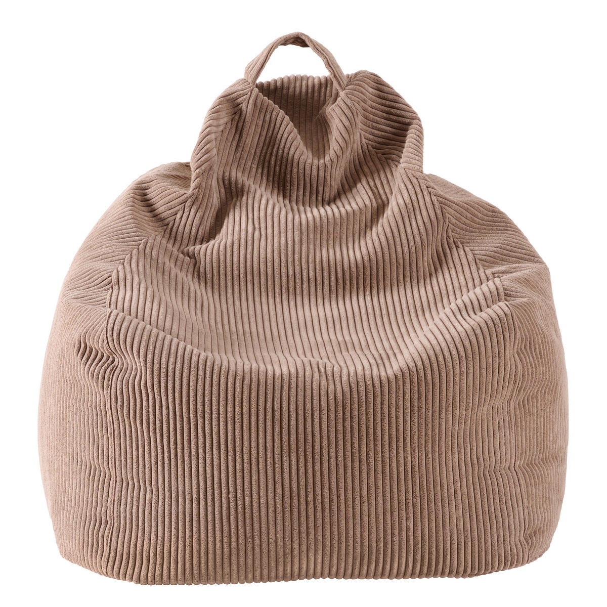 SITZSACK 190 l  - Hellbraun, Trend, Textil (80/85/80cm) - Livetastic